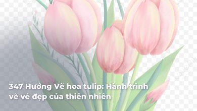 Hướng Vẽ hoa tulip: Hành trình vẽ vẻ đẹp của thiên nhiên