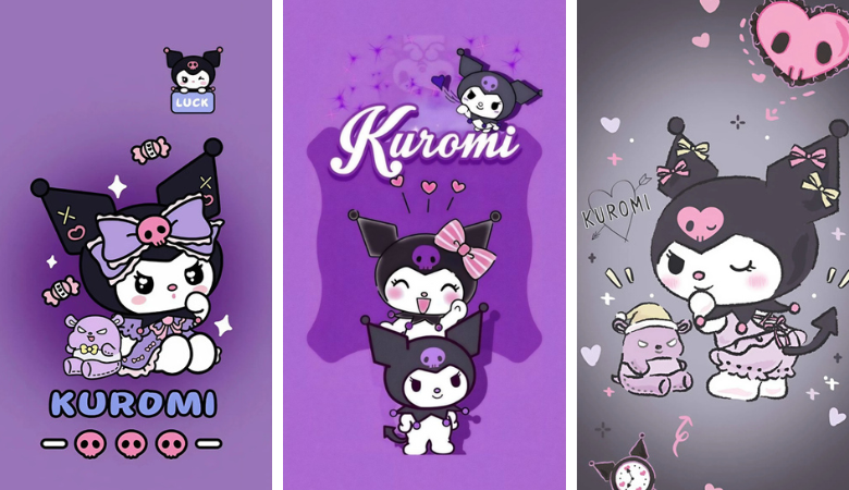 Ảnh Kuromi cute - Biểu tượng dễ thương và cá tính độc đáo trong thế giới hoạt hình