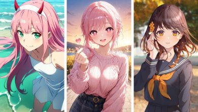 Các nhân vật anime nữ trong các bộ truyện nổi tiếng