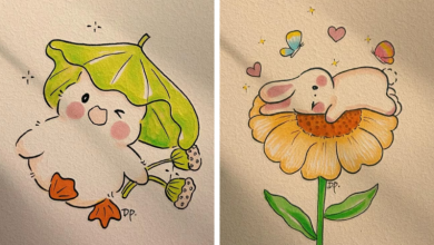 Hình vẽ cute – Những giá trị ngọt ngào trong nghệ thuật