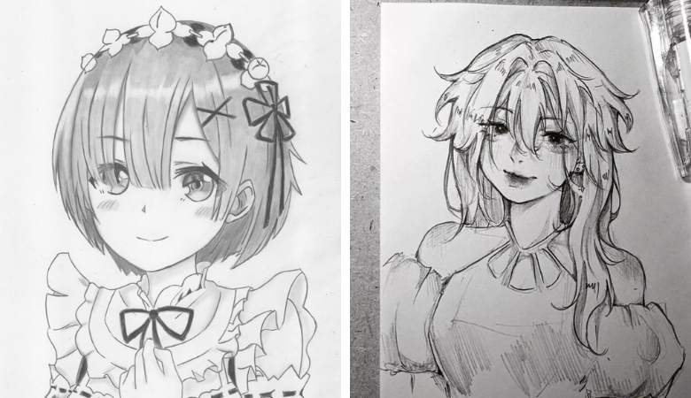 Cách vẽ anime: Điều cần lưu ý từ đường nét cơ bản
