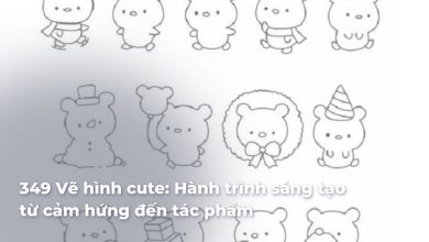Vẽ hình cute: Hành trình sáng tạo từ cảm hứng đến tác phẩm