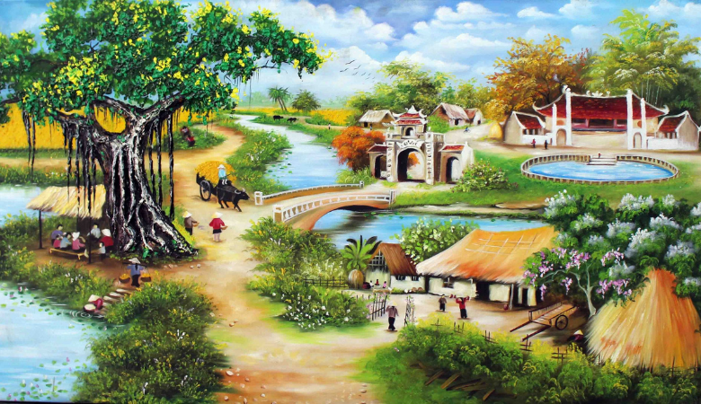 Vẽ tranh phong cảnh: Khám phá vẻ đẹp thiên nhiên qua từng nét cọ
