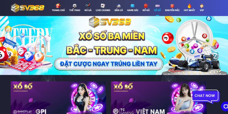 Tổng quan về sảnh xổ số SV368