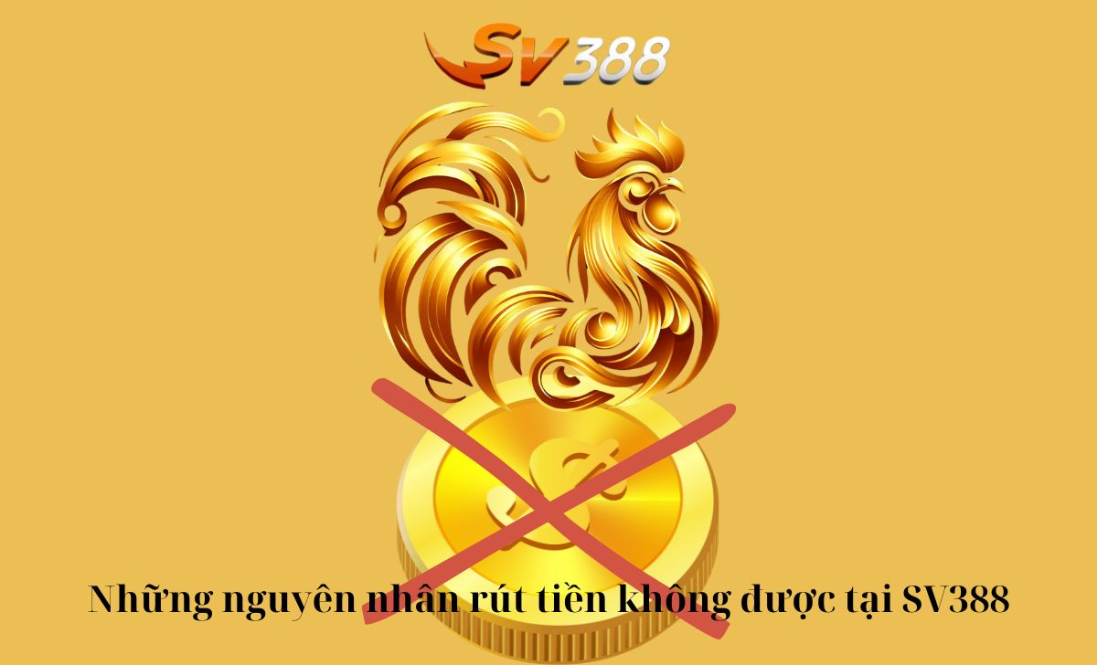 Nguyên nhân rút tiền không được tại SV388 là gì?