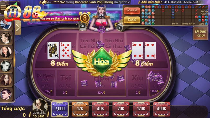 Mẹo đánh baccarat QH88 cho tân thủ