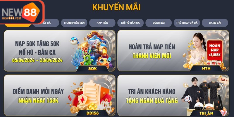 Cập nhật đa dạng chương trình khuyến mãi mới cho hội viên