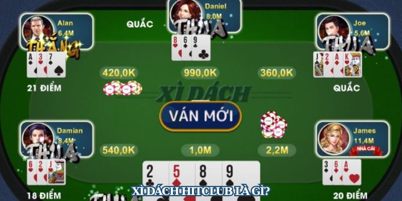 Giới thiệu trò chơi xì dách Hitclub