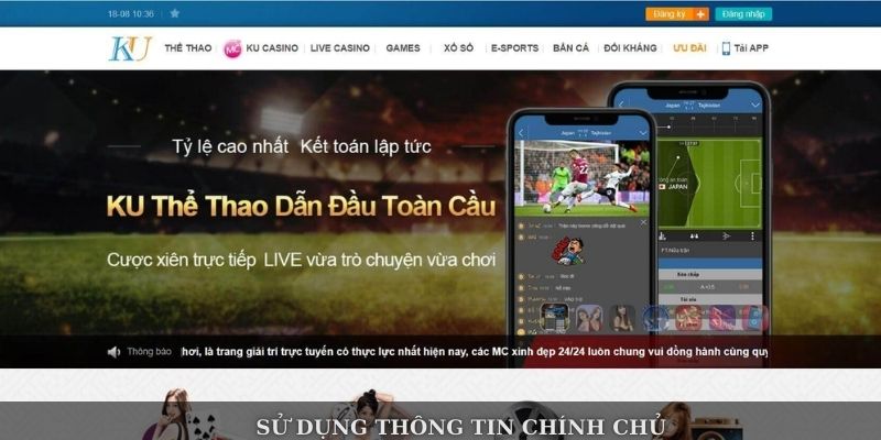 Sử dụng thông tin chính chủ