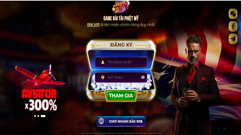 Rikvip được biết đến như một trong những địa chỉ giải trí uy tín hàng đầu