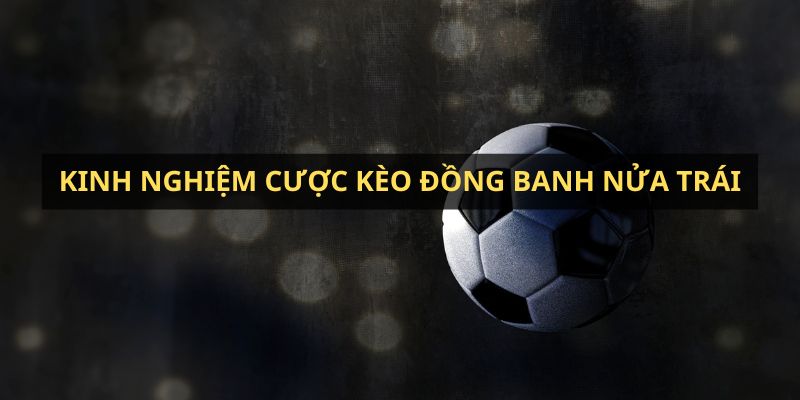 Kinh nghiệm cược kèo đồng banh nửa trái dễ thắng