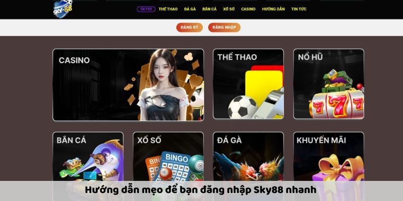 Hướng dẫn đăng nhập nhanh