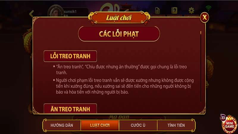 Chi tiết hướng dẫn chơi chắn Sunwin