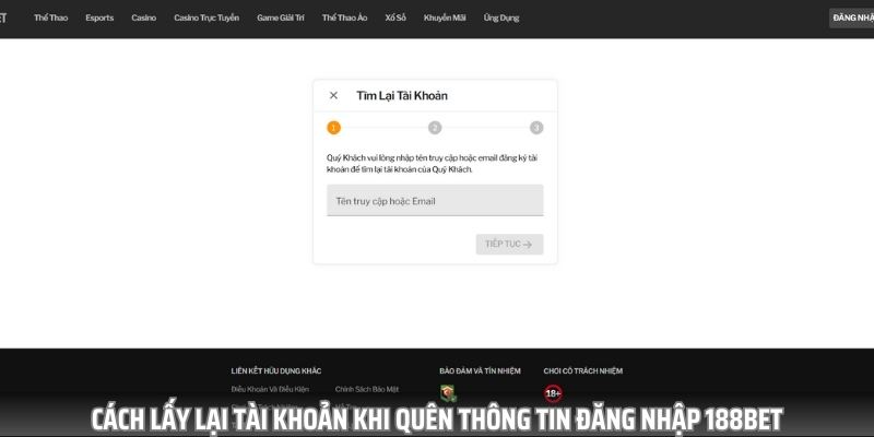 Những nội dung cần nắm khi thực hiện đăng nhập 188BET