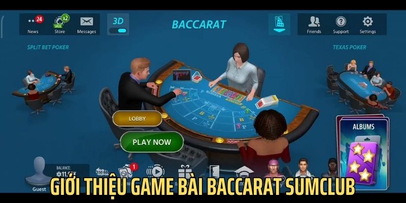 Giới thiệu game bài Baccarat Sumclub