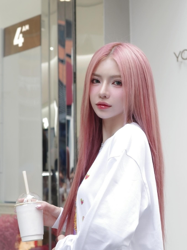 Ảnh Ciin Bùi Thảo Ly TikTok với style Hàn Quốc