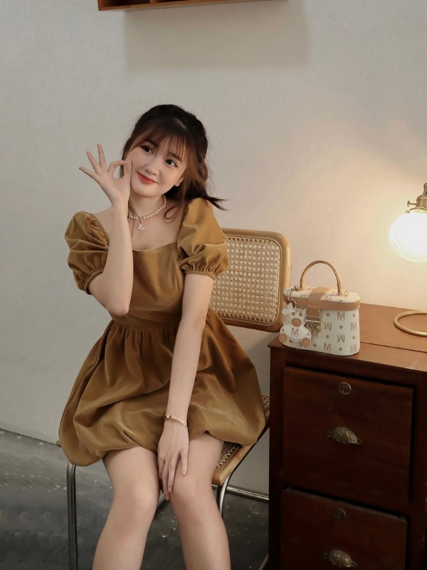 Ngọt ngào trong tone nâu đất