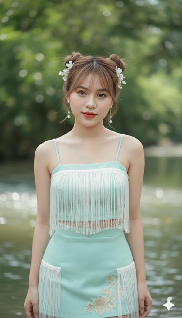 Ánh mắt trong trẻo gái Việt