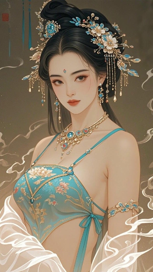 Anime girl ánh nhìn cuốn hút