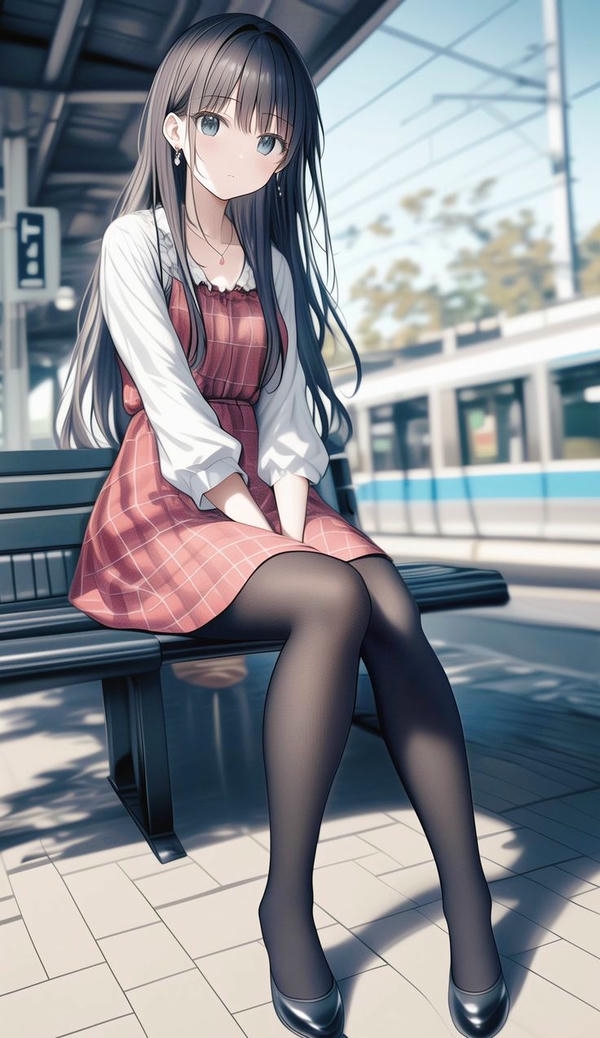 Anime girl cute đầy sức sống.