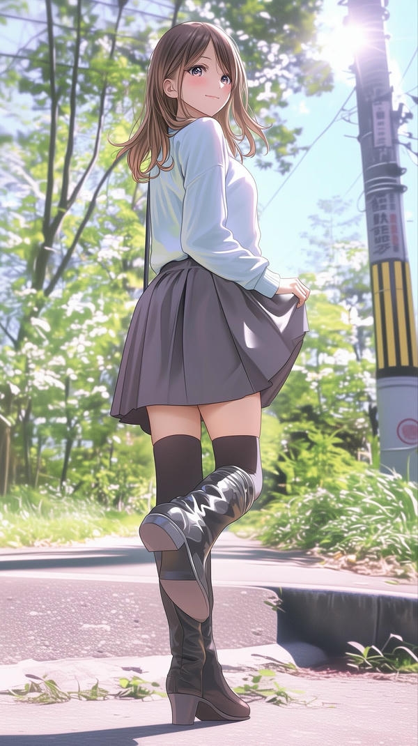 Anime hot girl cute đáng yêu.