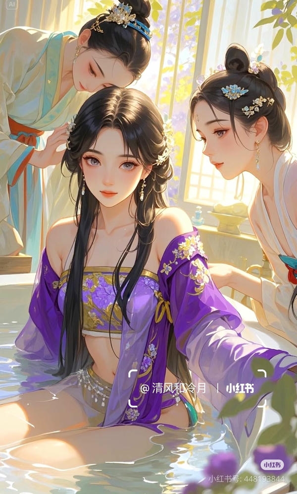 Anime nữ ánh nhìn cuốn hút