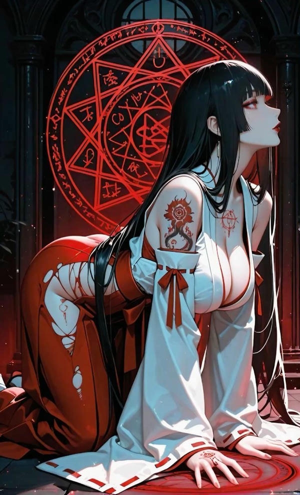 Anime nữ ánh nhìn mê hoặc
