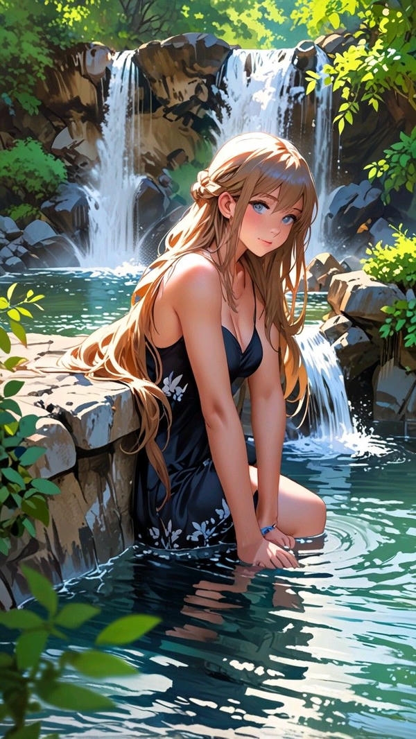 Anime nữ nụ cười cuốn hút