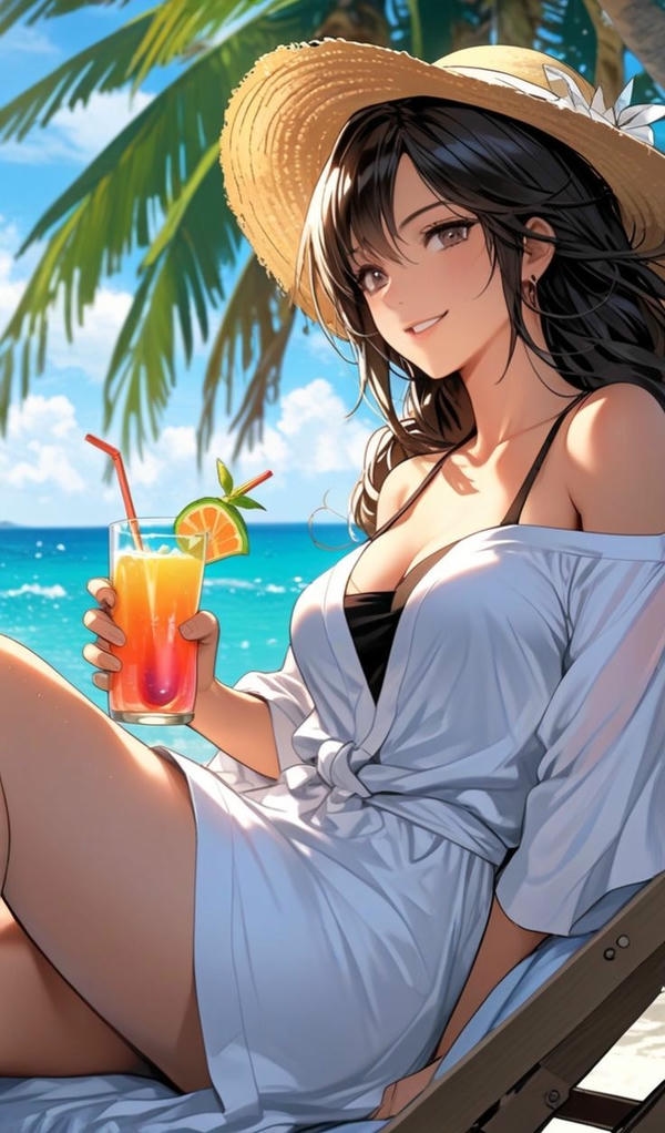 Anime nữ phong thái quyến rũ