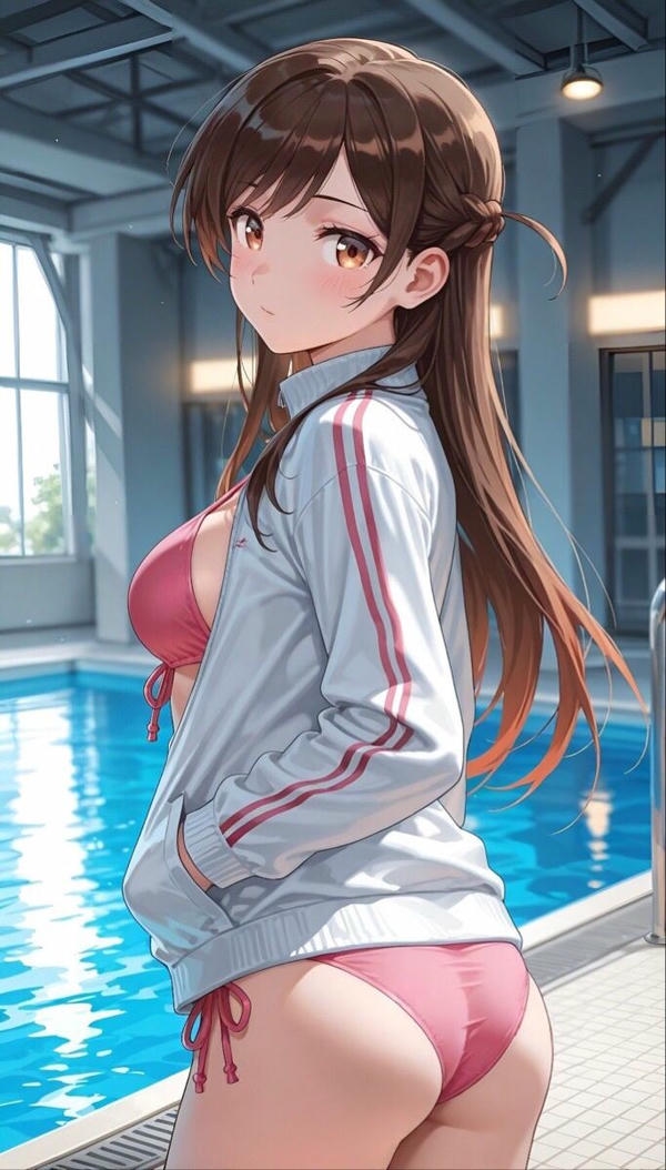 “Cô gái anime thật nổi bật.”