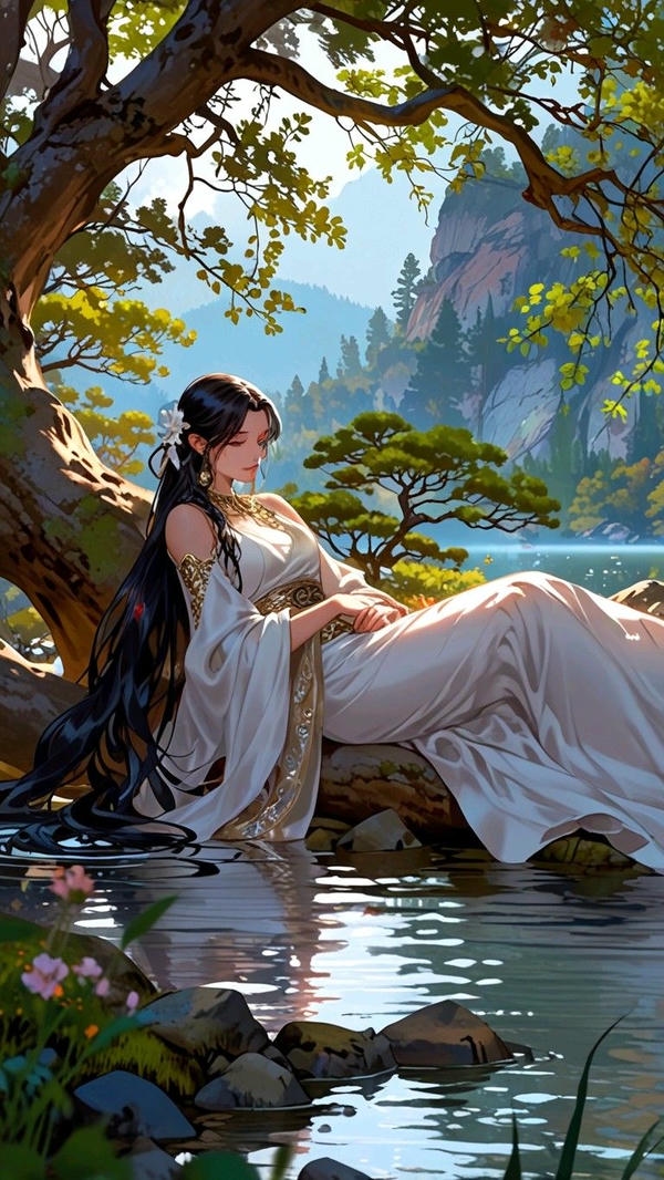 Cô gái anime vẻ đẹp cuốn