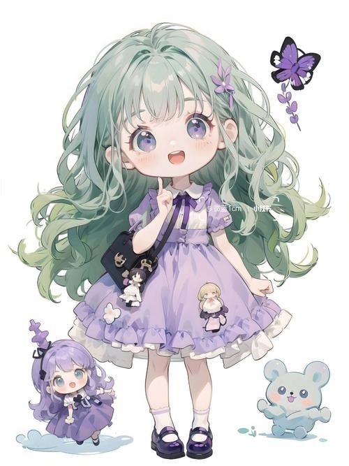 Cô gái chibi tạo dáng ngộ nghĩnh