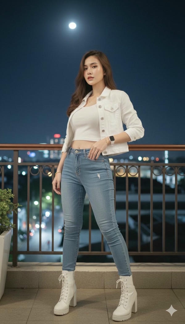 Cô gái đẹp với phong cách sang