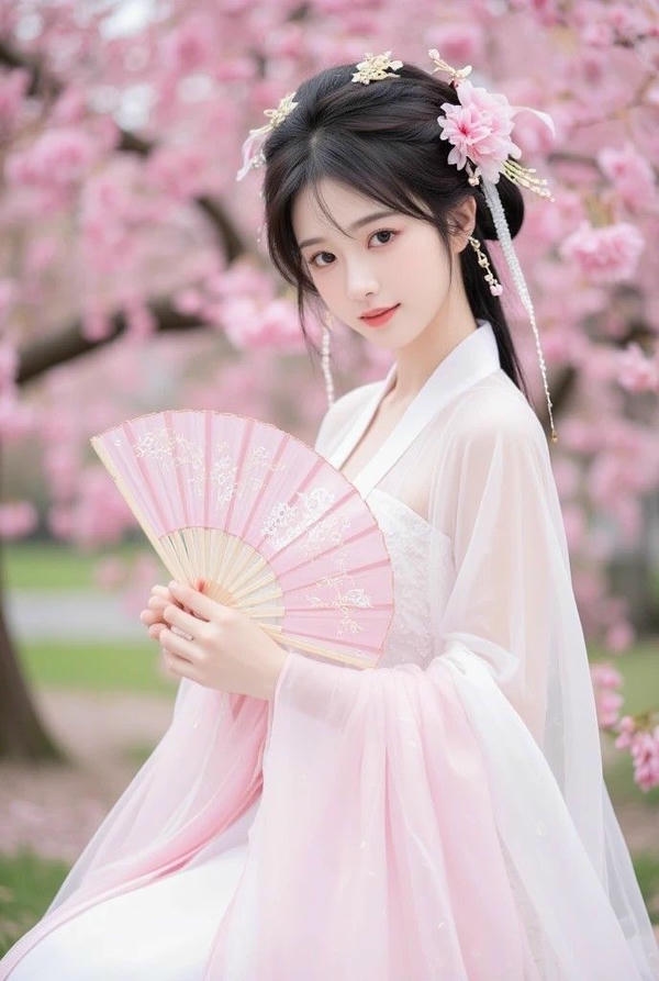 Cô gái mặc sườn xám với phong cách tinh tế.