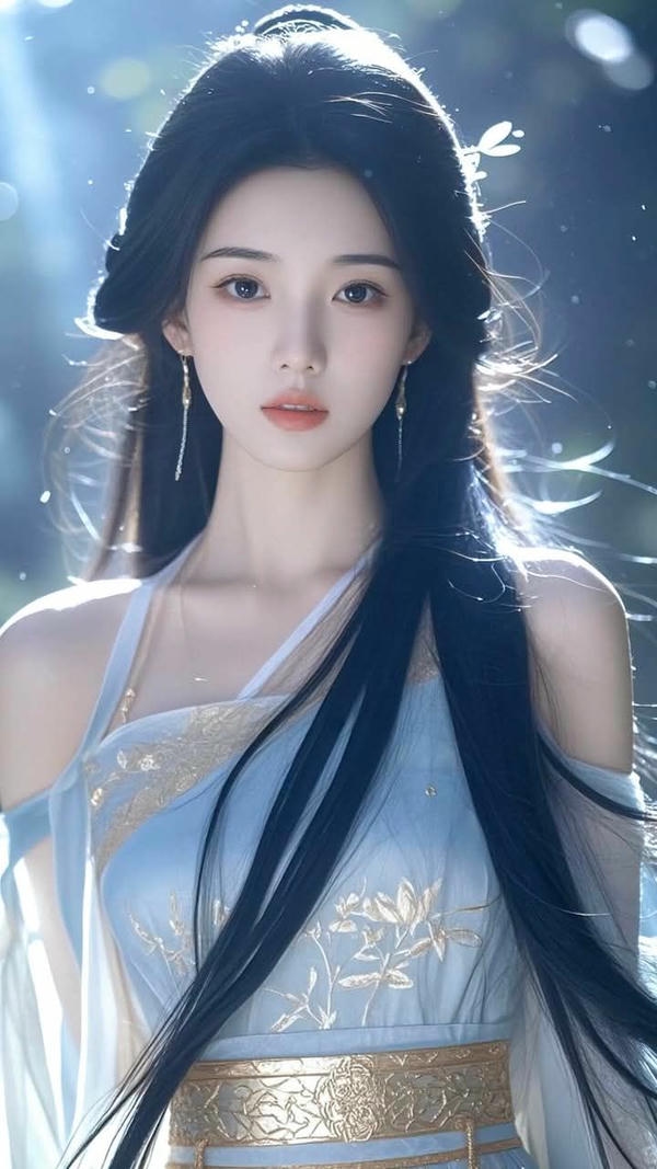 Cô gái sườn xám đứng bên chiếc đèn lồng đỏ.