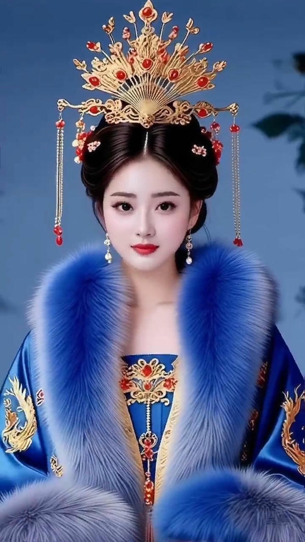Cô gái sườn xám tạo dáng trước khung cảnh cổ điển.