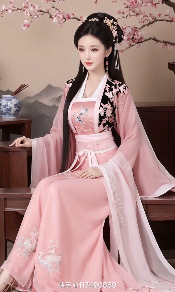 Cô gái sườn xám với nụ cười nhẹ nhàng.