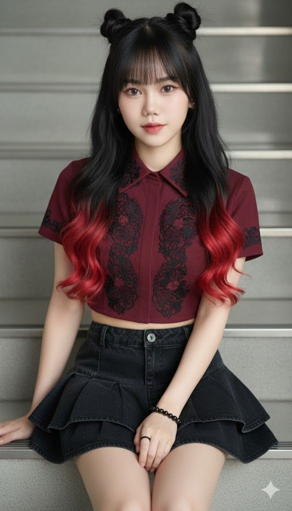Cô gái tự tin dạo phố