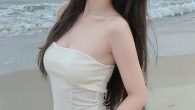 Gái xinh đi biển đầy sức