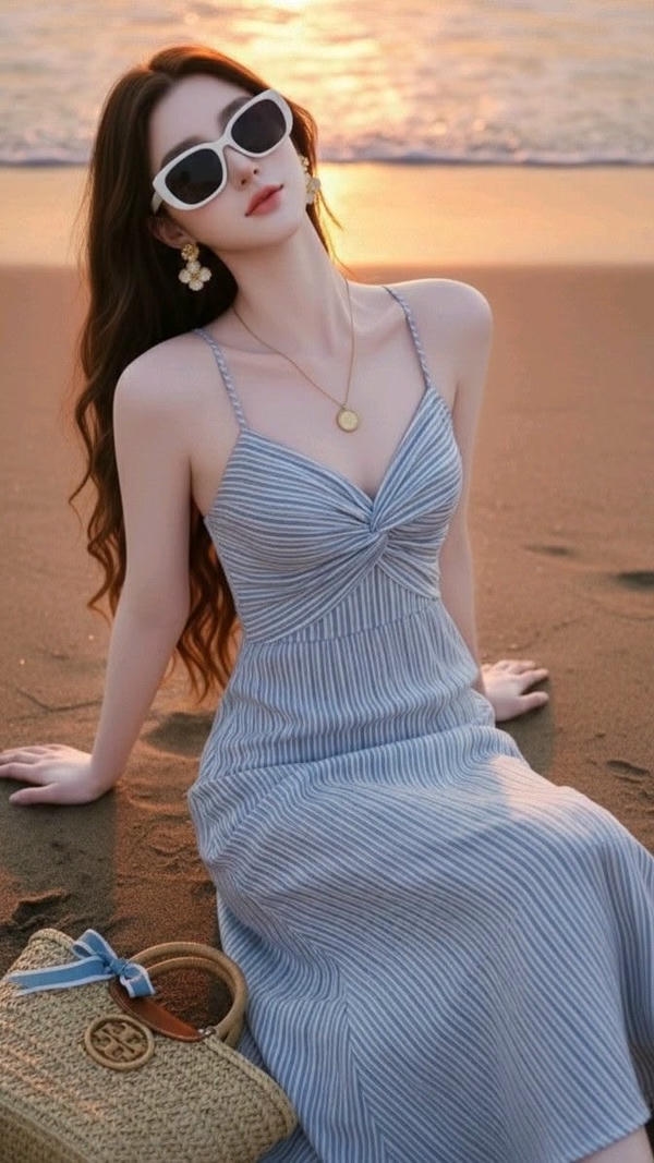 Gái xinh đi biển thật thu