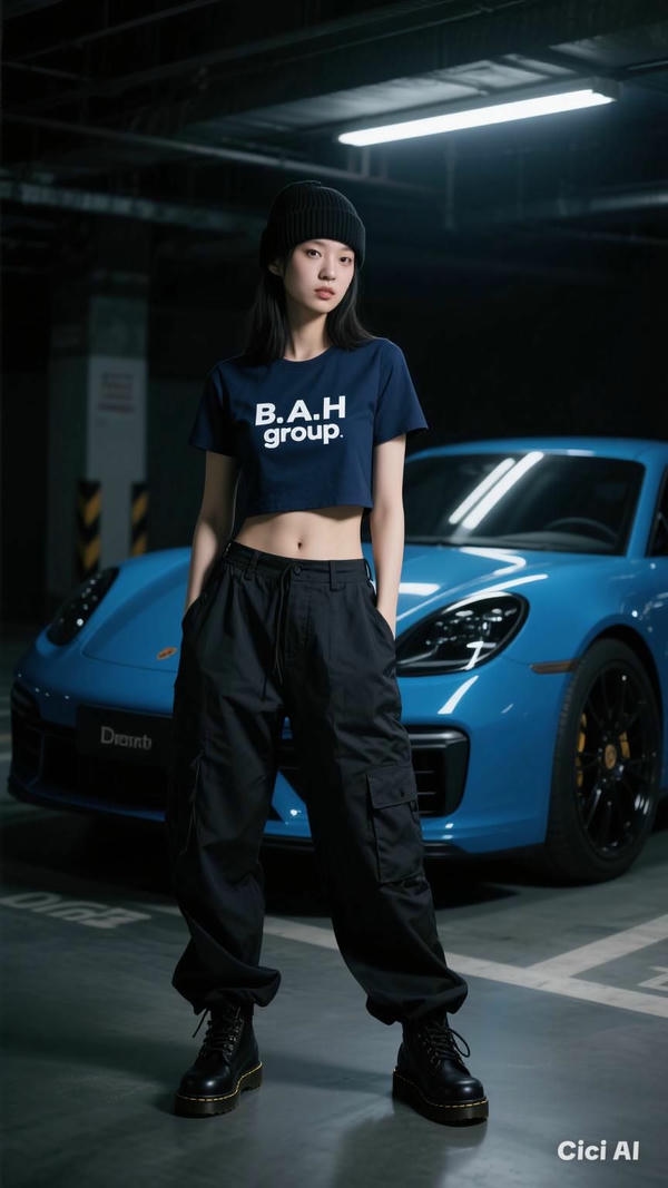 Gái xinh tạo dáng bên siêu xe