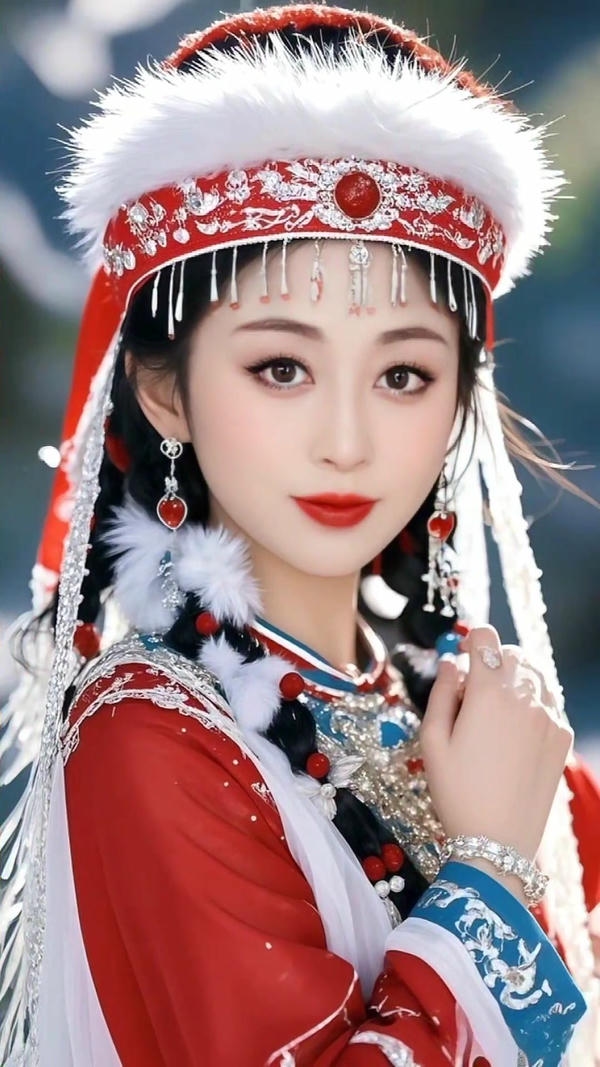 Girl Trung Quốc với vẻ đẹp dịu dàng.
