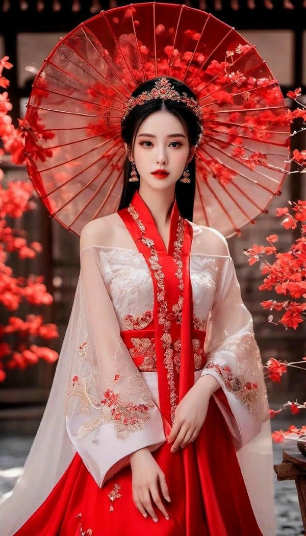 Girl trong sườn xám đứng dưới ánh nắng dịu.
