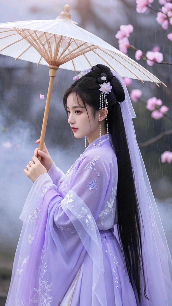 Girl trong trang phục Trung Quốc đầy thanh lịch