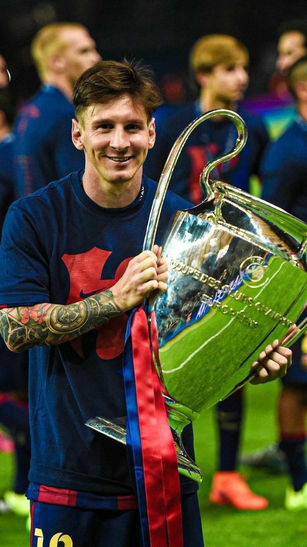 Hình ảnh Messi đầy tự hào