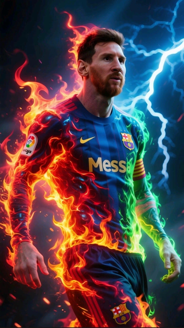 Hình ảnh Messi trên sân cỏ