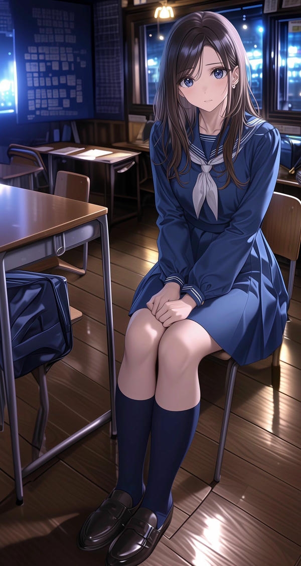 Hình ảnh anime girl dễ thương.