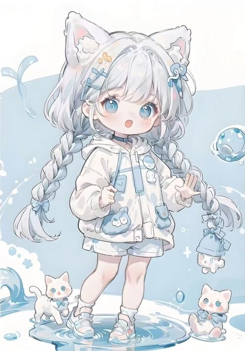 Hình nền chibi đơn giản nhưng rất cuốn hút.