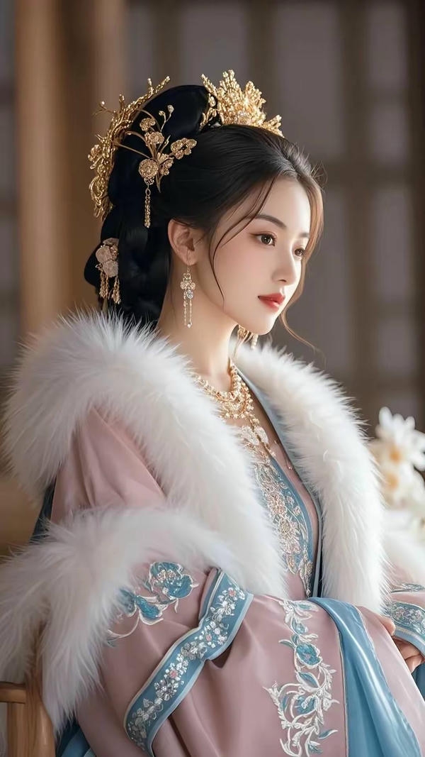 Hình nền cô gái mặc sườn xám thanh lịch.