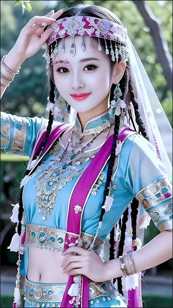 Hình nền cô gái sườn xám đầy ấn tượng.
